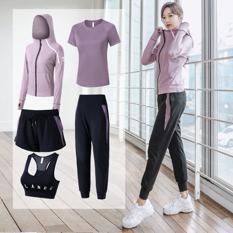 New Yoga Set Multi-piece Sport Suits That Can Be Freely Matched Fitness Clothes Women Run Jogging Gym Set Breathable Sportswear