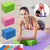 CROSSWAY Yoga Block Brick EVA Non-stick Meditation Accessories Cubes for Yoga Bolster Gym Pilates Exercise Fitness Sport Cushion