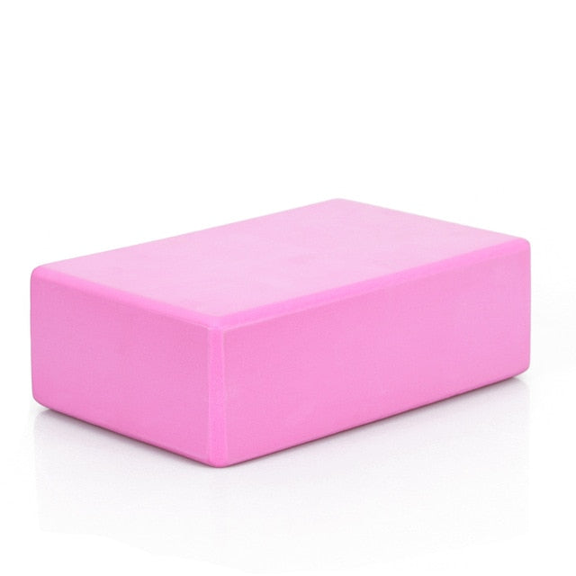 CROSSWAY Yoga Block Brick EVA Non-stick Meditation Accessories Cubes for Yoga Bolster Gym Pilates Exercise Fitness Sport Cushion